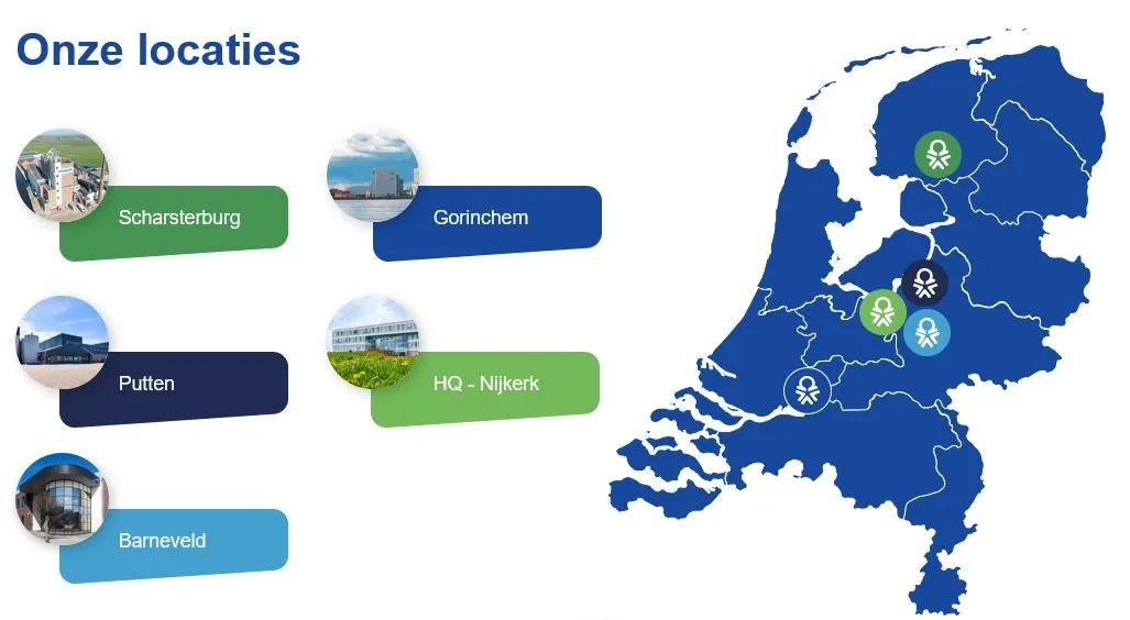 Onze locaties