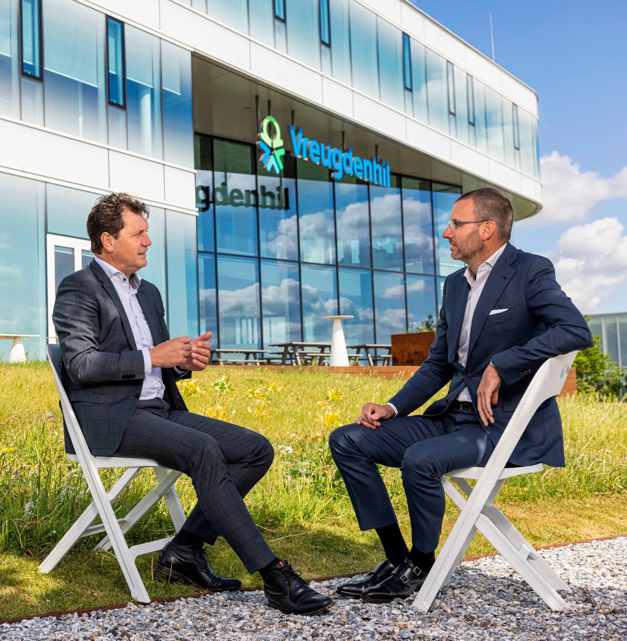 Jan Vreugdenhil en Albert de Groot